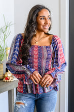 Load image into Gallery viewer, SP24- Afternoon Tea Smocked Long Sleeve Blouse