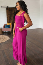 Load image into Gallery viewer, WHITE BIRCH- Almost Available Flared Jumpsuit