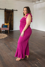 Load image into Gallery viewer, WHITE BIRCH- Almost Available Flared Jumpsuit