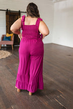 Load image into Gallery viewer, WHITE BIRCH- Almost Available Flared Jumpsuit