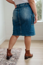 Load image into Gallery viewer, RISEN- Always Be there Cargo Denim Skirt (Reg & Curvy)