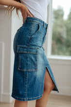 Load image into Gallery viewer, RISEN- Always Be there Cargo Denim Skirt (Reg & Curvy)