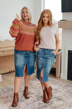 Load image into Gallery viewer, RISEN- Always Be there Cargo Denim Skirt (Reg & Curvy)