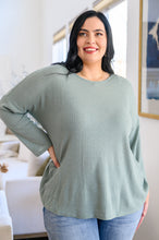 Load image into Gallery viewer, SP24- Austin Waffle Knit Basic Top in Sage (Reg & Curvy)