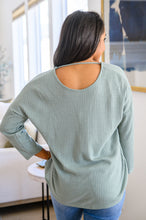 Load image into Gallery viewer, SP24- Austin Waffle Knit Basic Top in Sage (Reg & Curvy)