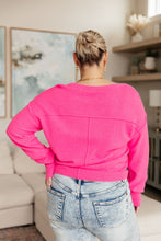 Load image into Gallery viewer, GEEGEE- Back to Life V-Neck Sweater in Pink