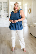Load image into Gallery viewer, Before Now Ruffled Babydoll Top-111 NORTH