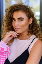 Load image into Gallery viewer, Waterproof, No Tarnish, Blinged Out Huggie Earrings