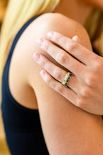 Load image into Gallery viewer, Waterproof, No Tarnish, Mariana Hand Crafted Blue Cross Ring
