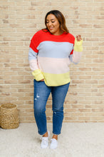 Load image into Gallery viewer, Bright Striped Knit Sweater