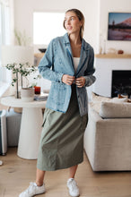 Load image into Gallery viewer, BIBI- Business Brunch Denim Blazer (Reg & Curvy)