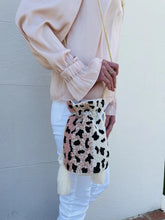 Load image into Gallery viewer, Halpern Leopard Beaded Bucket Bag