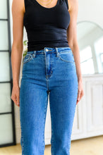 Load image into Gallery viewer, W23 JB Caitlin High Rise Split Hem Straight Jeans