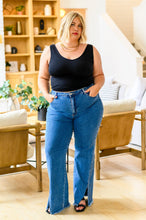 Load image into Gallery viewer, W23 JB Caitlin High Rise Split Hem Straight Jeans