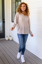 Load image into Gallery viewer, Calm In the Chaos V-Neck Sweater (Reg & Curvy)