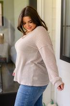 Load image into Gallery viewer, Calm In the Chaos V-Neck Sweater (Reg & Curvy)