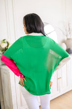 Load image into Gallery viewer, SP24- Capture the Day Two Toned Button Up Kelly