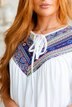 Load image into Gallery viewer, Casually Boho Keyhole Neckline Top