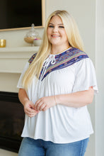 Load image into Gallery viewer, Casually Boho Keyhole Neckline Top
