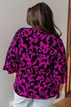 Load image into Gallery viewer, SP24- Casually Cute V-Neck Top in Magenta