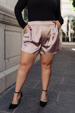 Load image into Gallery viewer, SP24- EE:SOME- Champagne and Roses Satin Shorts (Reg & Curvy)