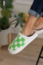 Load image into Gallery viewer, AVE SHOPS- Checked Out Slippers in Green