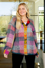 Load image into Gallery viewer, Nothing But Adventure Plaid Cardigan