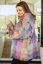 Load image into Gallery viewer, Nothing But Adventure Plaid Cardigan