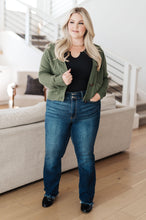 Load image into Gallery viewer, BFD-Climbing Vine Cable Knit Cardigan in Green (Reg & Curvy)