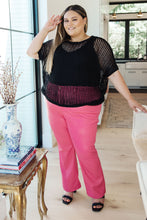 Load image into Gallery viewer, Coastal Dreams Fishnet Top in Black (Reg & Curvy)