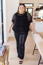 Load image into Gallery viewer, Coastal Dreams Fishnet Top in Black (Reg & Curvy)