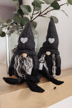 Load image into Gallery viewer, SP24- Coffee Lover Gnomes Set of 2 in Charcoal