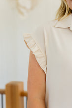 Load image into Gallery viewer, Day Date Ruffle Sleeved Blouse- 111 NORTH