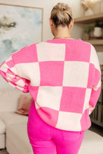 Load image into Gallery viewer, BIBI- Don't Stop Me Now Checkered Cardigan