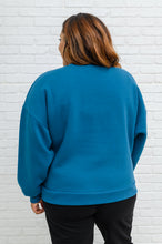 Load image into Gallery viewer, Drop Shoulder Sweatshirt In Teal