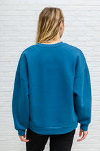 Load image into Gallery viewer, Drop Shoulder Sweatshirt In Teal