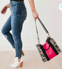 Load image into Gallery viewer, Carrie Camo Crossbody Tote