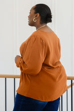 Load image into Gallery viewer, BFD-Enjoy This Moment V Neck Blouse In Toffee