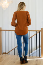 Load image into Gallery viewer, BFD-Enjoy This Moment V Neck Blouse In Toffee