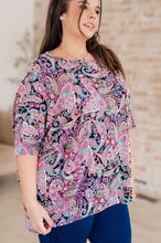 Load image into Gallery viewer, DEAR SCARLETT- Essentially You Top in Pink Paisley