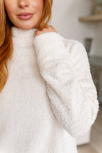 Load image into Gallery viewer, VERY J- Expecting Snow Mock Neck Boucle Sweater