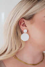 Load image into Gallery viewer, SP24- Falling Petals Earrings in Cream