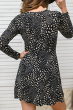 Load image into Gallery viewer, Fay Long Sleeve V Neck Skort Dress