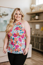 Load image into Gallery viewer, 111 NORTH- Festival Season Floral Halter Tank