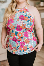 Load image into Gallery viewer, 111 NORTH- Festival Season Floral Halter Tank