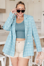 Load image into Gallery viewer, HAPTICS- Fetch My Briefcase Plaid Blazer