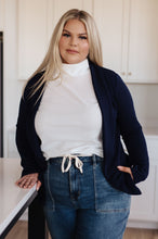 Load image into Gallery viewer, SP24- Fitted Blazer in Navy