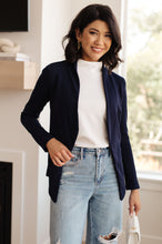 Load image into Gallery viewer, SP24- Fitted Blazer in Navy