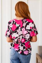 Load image into Gallery viewer, SP24- Floral First Ruffle Sleeve Top