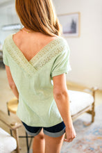 Load image into Gallery viewer, SP24- Found Favorite Lace Detail Top